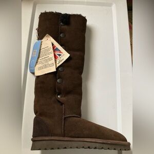 Celtic Co. Women’s Knee High Sheepskin Brown Boots